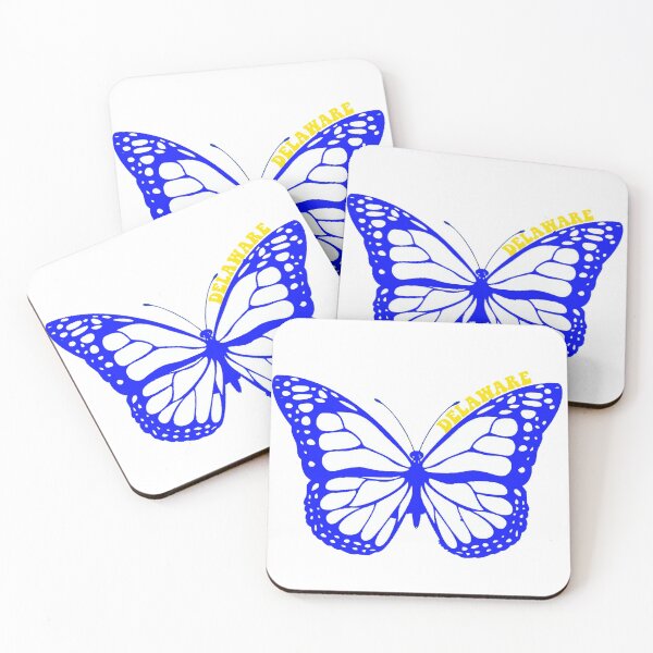 Item preview, Delaware butterfly sticker designed and sold by gamedayfitsforu.