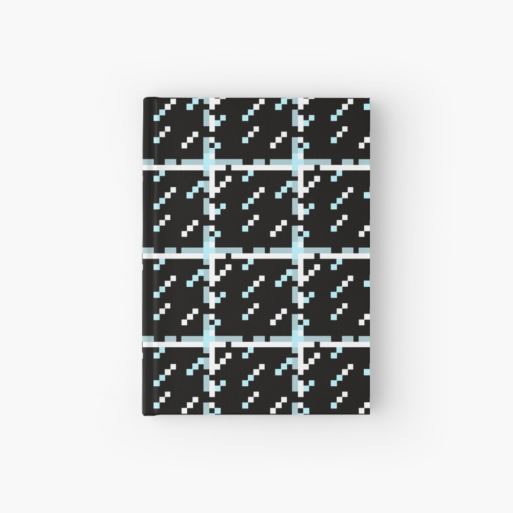 Minecraft Glass Pane Block Pattern Sticker By Djwertzdawg Redbubble