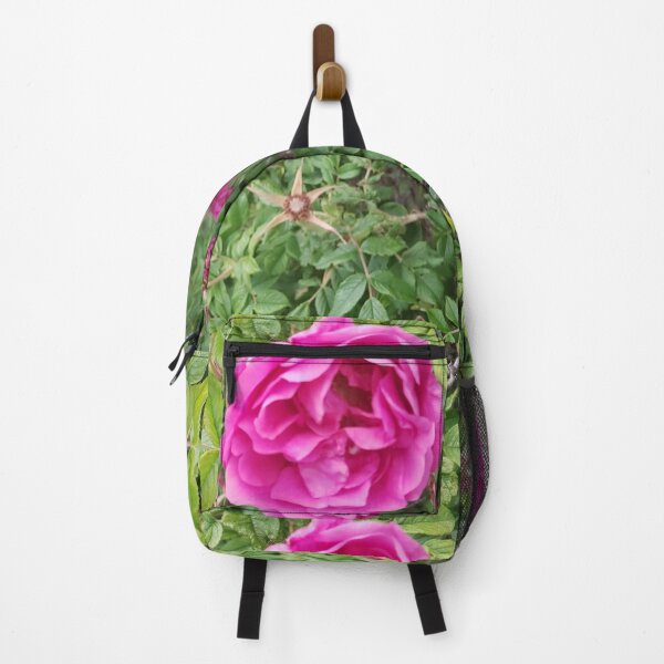 Item preview, Deep pink roses on a shrub. designed and sold by Kim-Pratt.