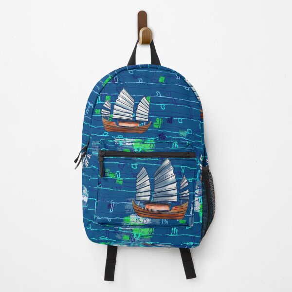 Item preview, Abstract River Boats designed and sold by Traceofcolour.
