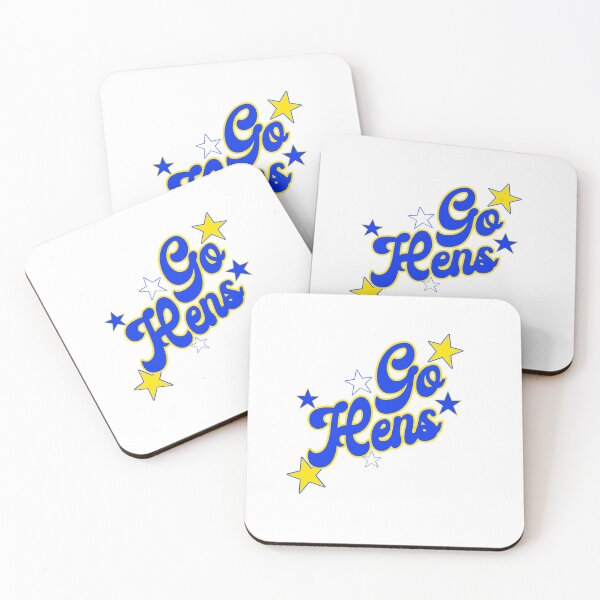 Item preview, go hens university of Delaware sticker  designed and sold by gamedayfitsforu.