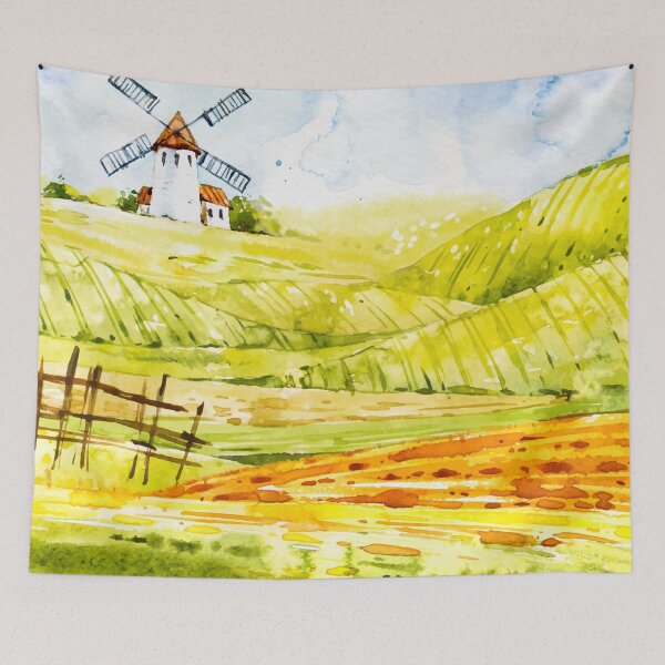 Item preview, Watercolor Landscape designed and sold by Vector Scout Lab.