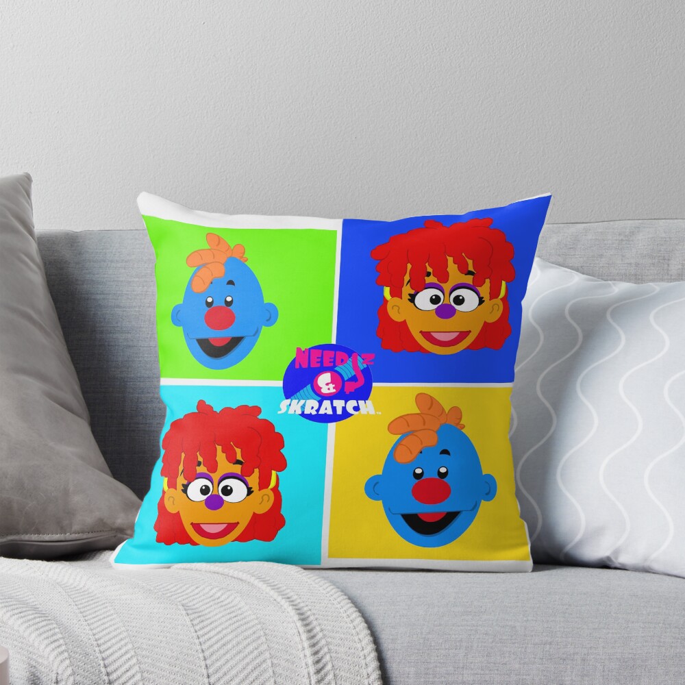 Item preview, Throw Pillow designed and sold by NeedlznSkratch.