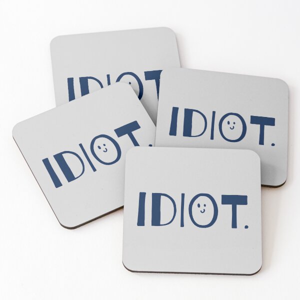 Item preview, Idiot. - Navy And Grey designed and sold by Flip & Flop.