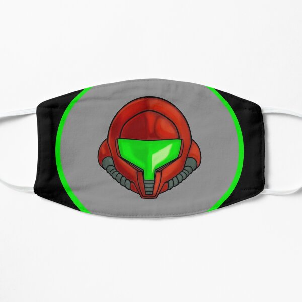 Metroid Face Masks Redbubble - roblox bounty hunter mask