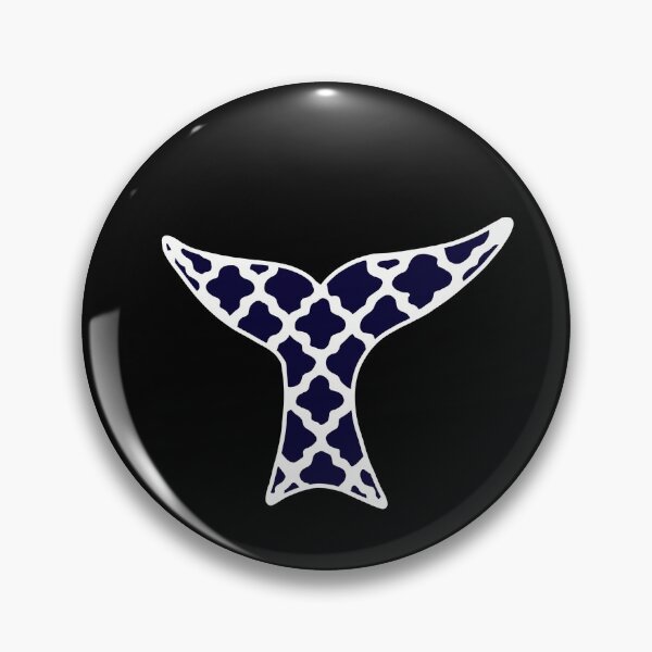 Item preview, Whale tail artistic design (Royal Blue) designed and sold by Animaldesigns24.