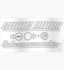 Sonic Boom solves everything (Street Fighter) Poster