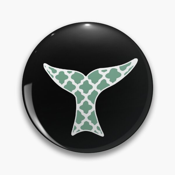 Item preview, Whale tail artistic design (Mint) designed and sold by Animaldesigns24.