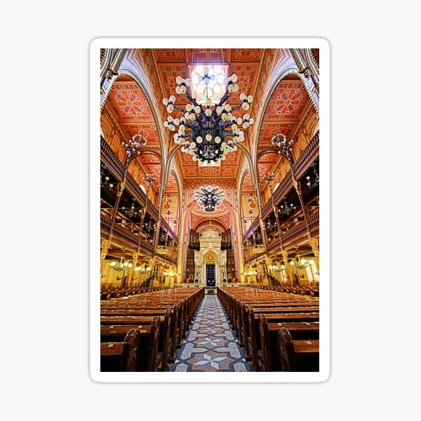 Budapest Synagogue Sticker