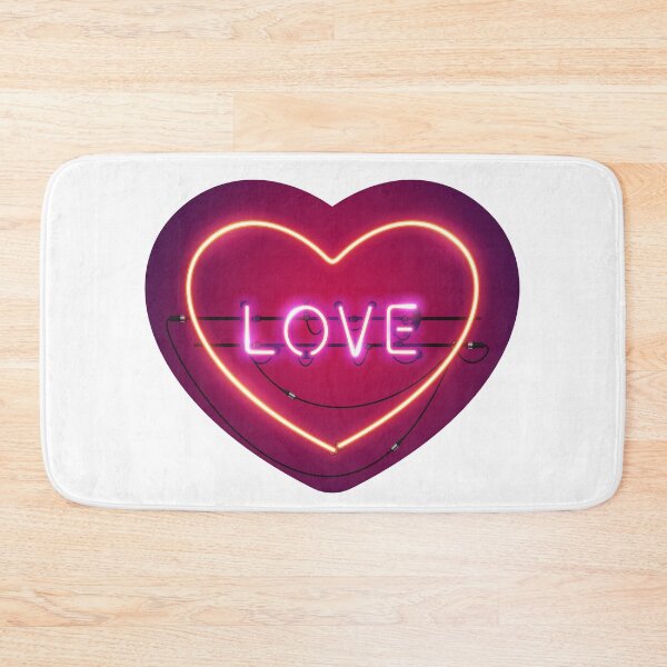 Item preview, Pink Love in the Heart Neon Sign designed and sold by Voysla.