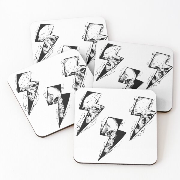 Item preview, Skulls in Lightning designed and sold by TheAsianOne.