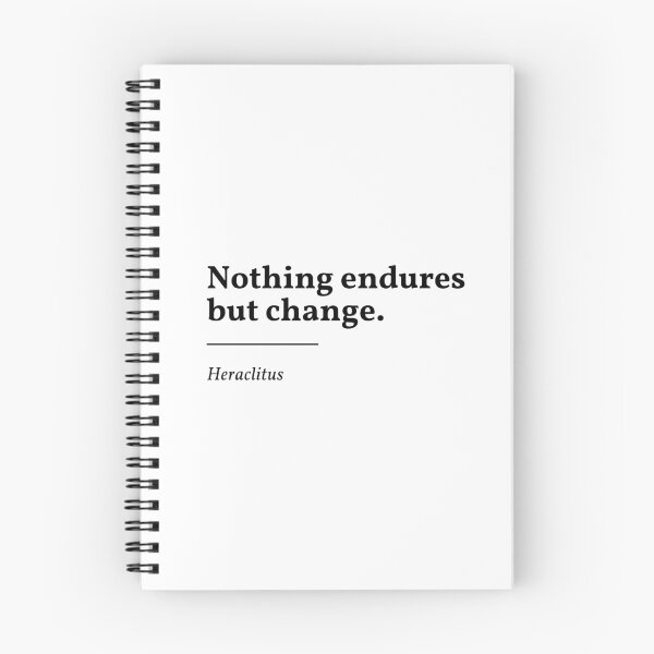 Item preview, Heraclitus knew change and you can change too designed and sold by nobuttonsco.
