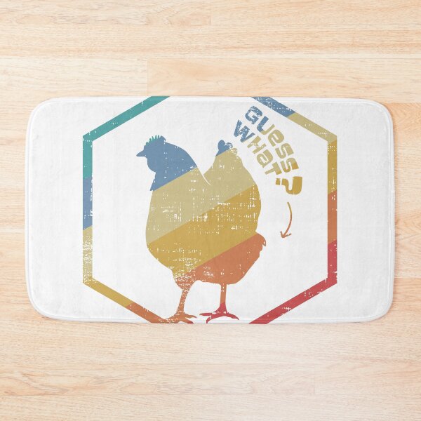 Item preview, Funny Farmer Joke Guess What Chicken Butt Gift Design print designed and sold by Lisbob.