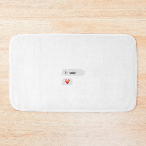 Item preview, I'm cute text message  designed and sold by sahereative-03.