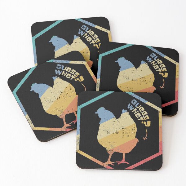 Item preview, Funny Farmer Joke Guess What Chicken Butt Gift Design print designed and sold by Lisbob.
