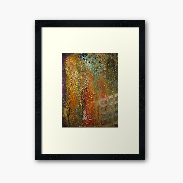 The Lady with the Burden on her Back Framed Art Print