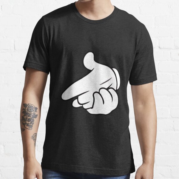 Mickey Mouse Hands GUN POINTING Finger Cartoon SWAG Stick Up Men's HOODIE 280 