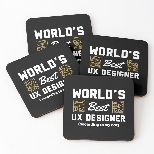 Item preview, World's Best UX Designer According to My Cat designed and sold by livegood.