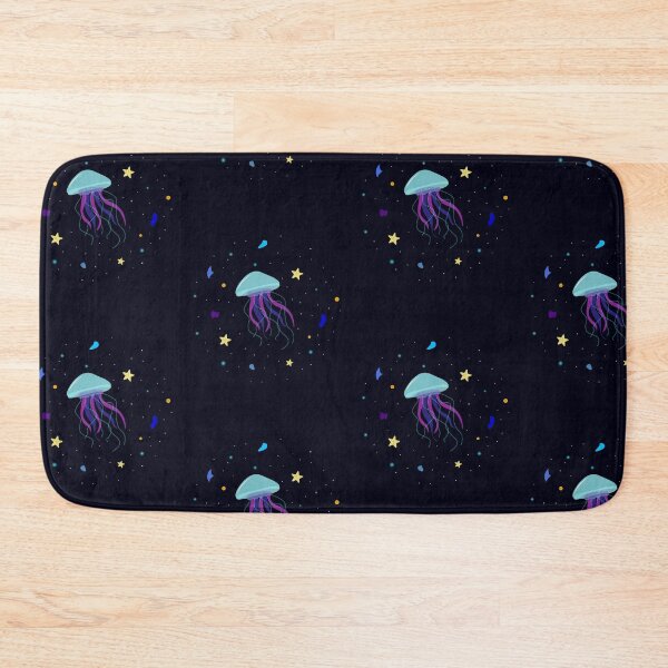 Item preview, Light blue Jelly Fish in dark ocean artwork  designed and sold by SGS-.