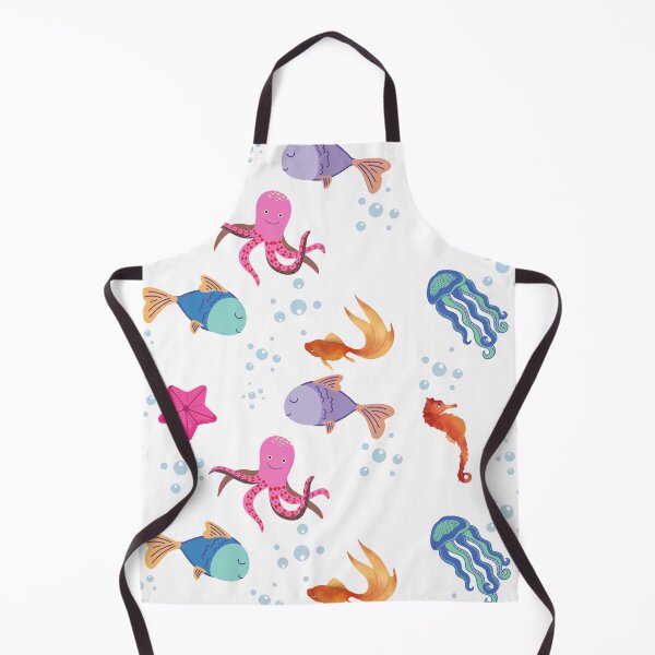 Item preview, Cool Patterns designe of diferente types of ocean animals, like fish, octopus, Seahorse and jellyfish designed and sold by Gianvivi.