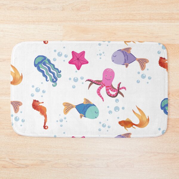 Item preview, Cool Patterns designe of diferente types of ocean animals, like fish, octopus, Seahorse and jellyfish designed and sold by Gianvivi.