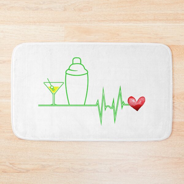 Item preview, Funny EKG Heartbeat Live And Die Booze Gift Idea design designed and sold by Lisbob.