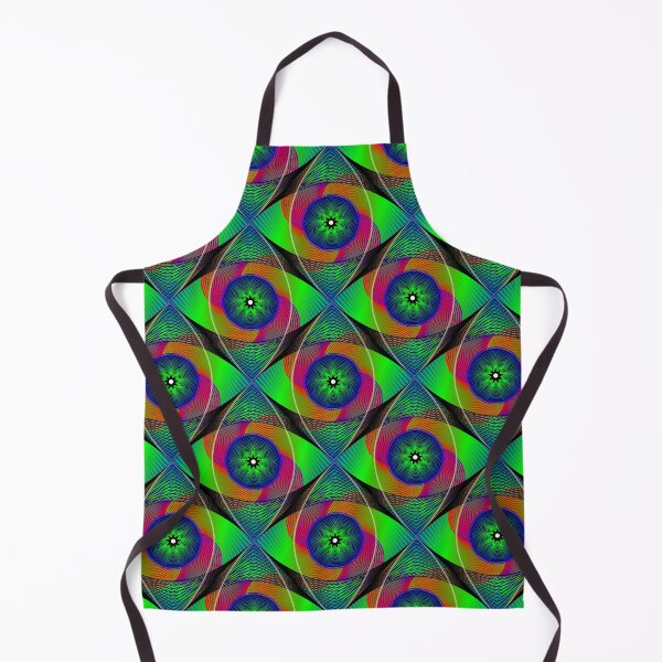 Aperçu de l'œuvre Modèle textile - répétition de vesica piscis créée et vendue par imaginachine.