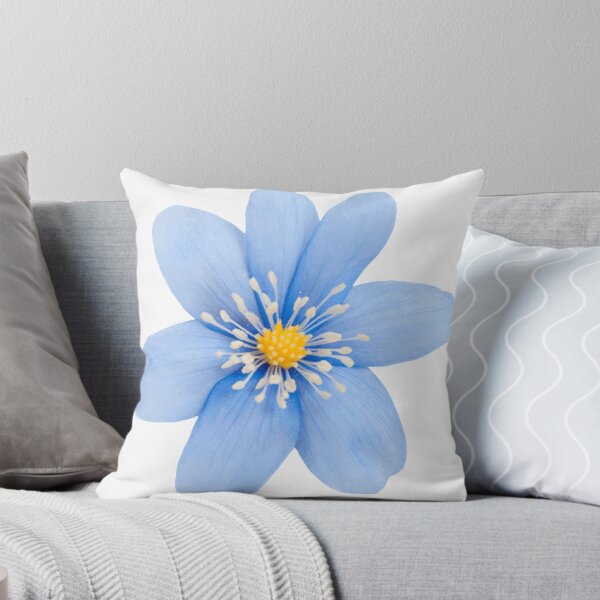 Item preview, flor azul pintada designed and sold by Reda678.