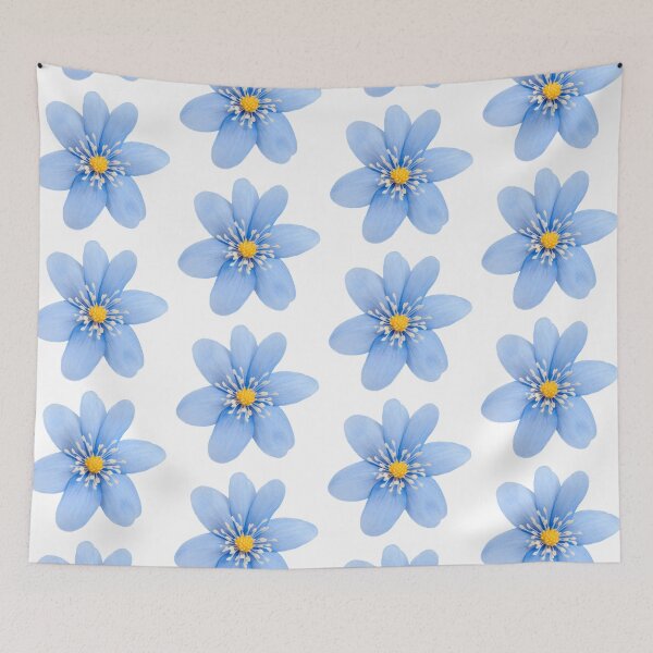 Item preview, bleu flower painted  designed and sold by Reda678.