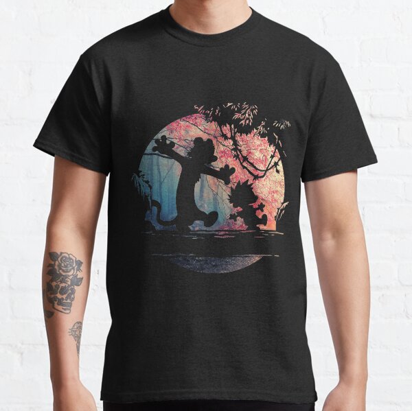 Calvin and Hobbes Galaxy Classic T-Shirt