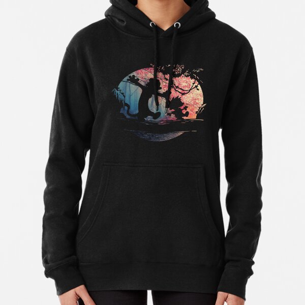 Calvin and Hobbes Galaxy Pullover Hoodie