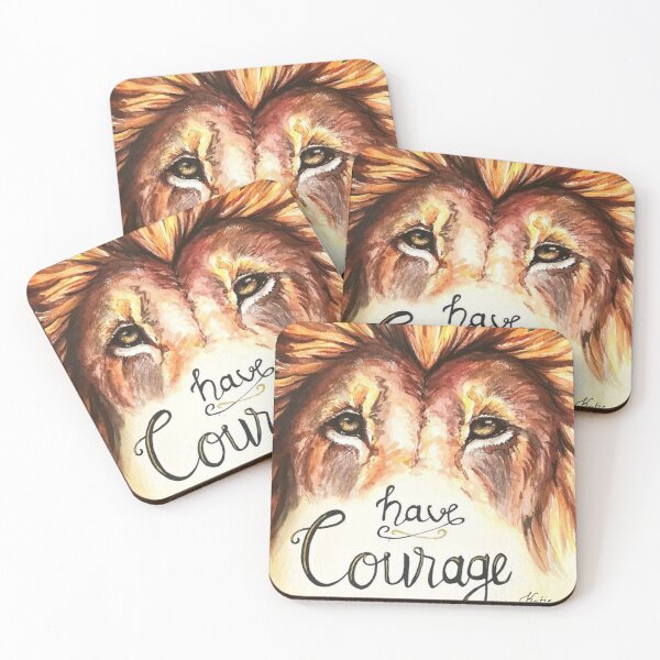Item preview, Have Courage Lion  designed and sold by Lady-Lilac.