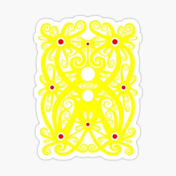 Indonesian Batik Pattern - Dayak Sticker