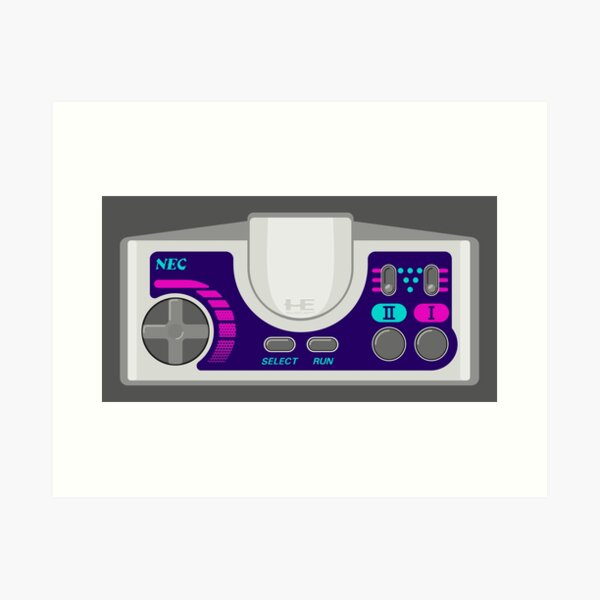 Aperçu de l'œuvre PC Engine inspired "Vapor Pad" Controller light version (pocket) créée et vendue par GrafxGear.