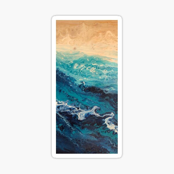 Fluid Acrylic III Sticker