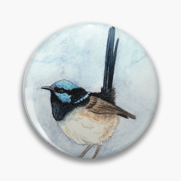 Item preview, Superb Blue Wren designed and sold by Meaghan Roberts.