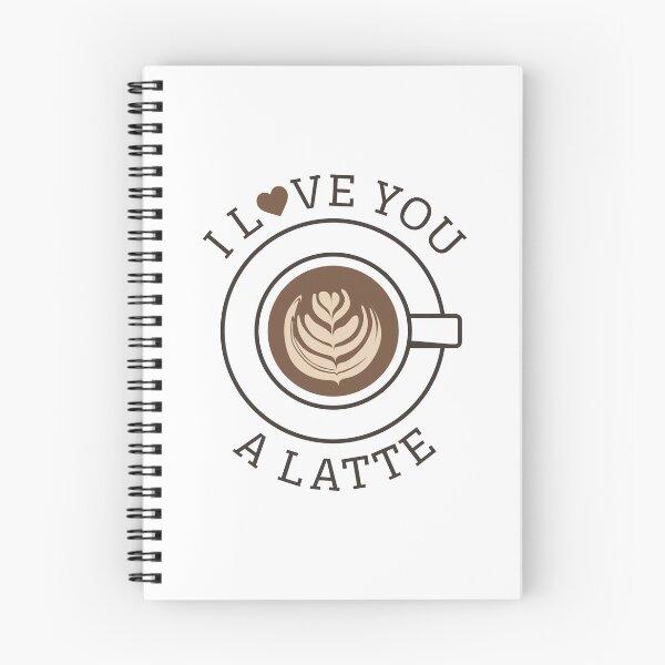 Item preview, I Love You A Latte designed and sold by LuckyFoxDesigns.