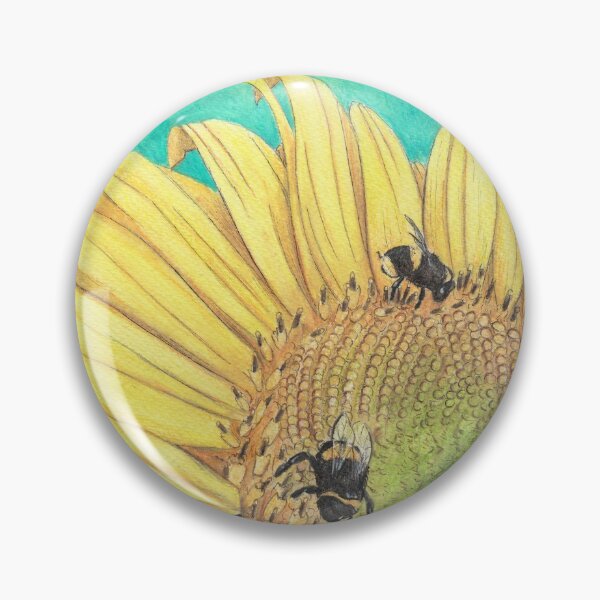 Item preview, Sunflower and Bees designed and sold by Meaghan Roberts.
