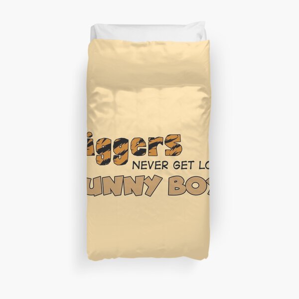 Tiggers never get lost Bunny Boy! Duvet Cover