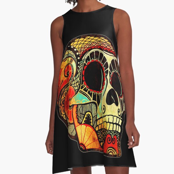 Artikel-Vorschau von Grunge Skull, designt und verkauft von KerstinSchoene.