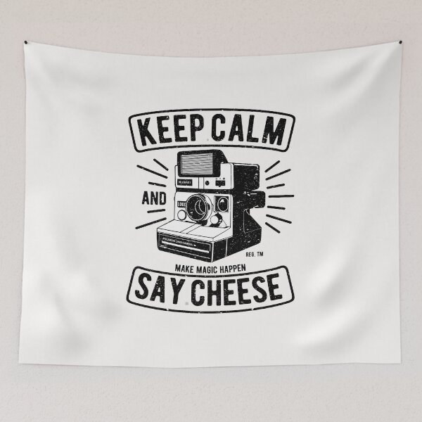 Item preview, Keep Calm And Say Cheese designed and sold by wkyip79.
