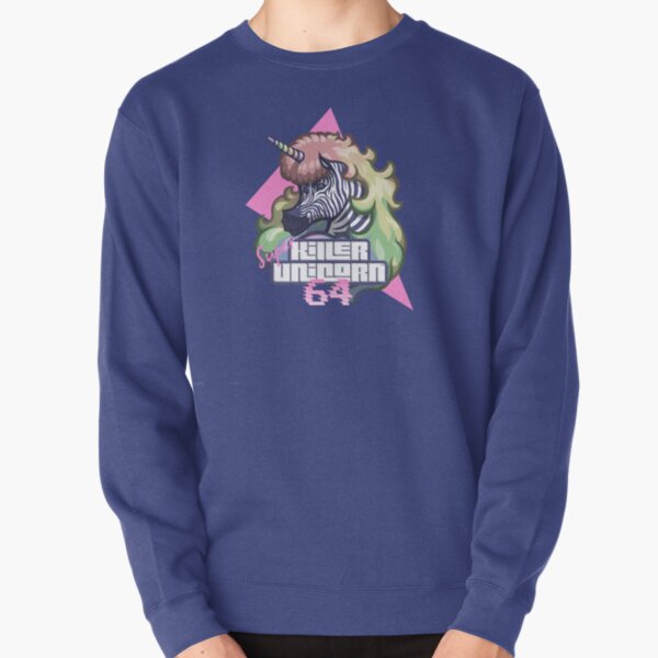 Super Killer Unicorn 64 Pullover Sweatshirt