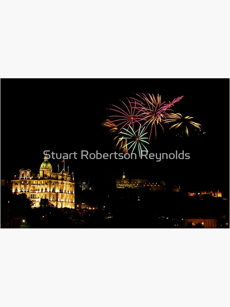 Edinburgh Castle Fireworks by Sparky2000
