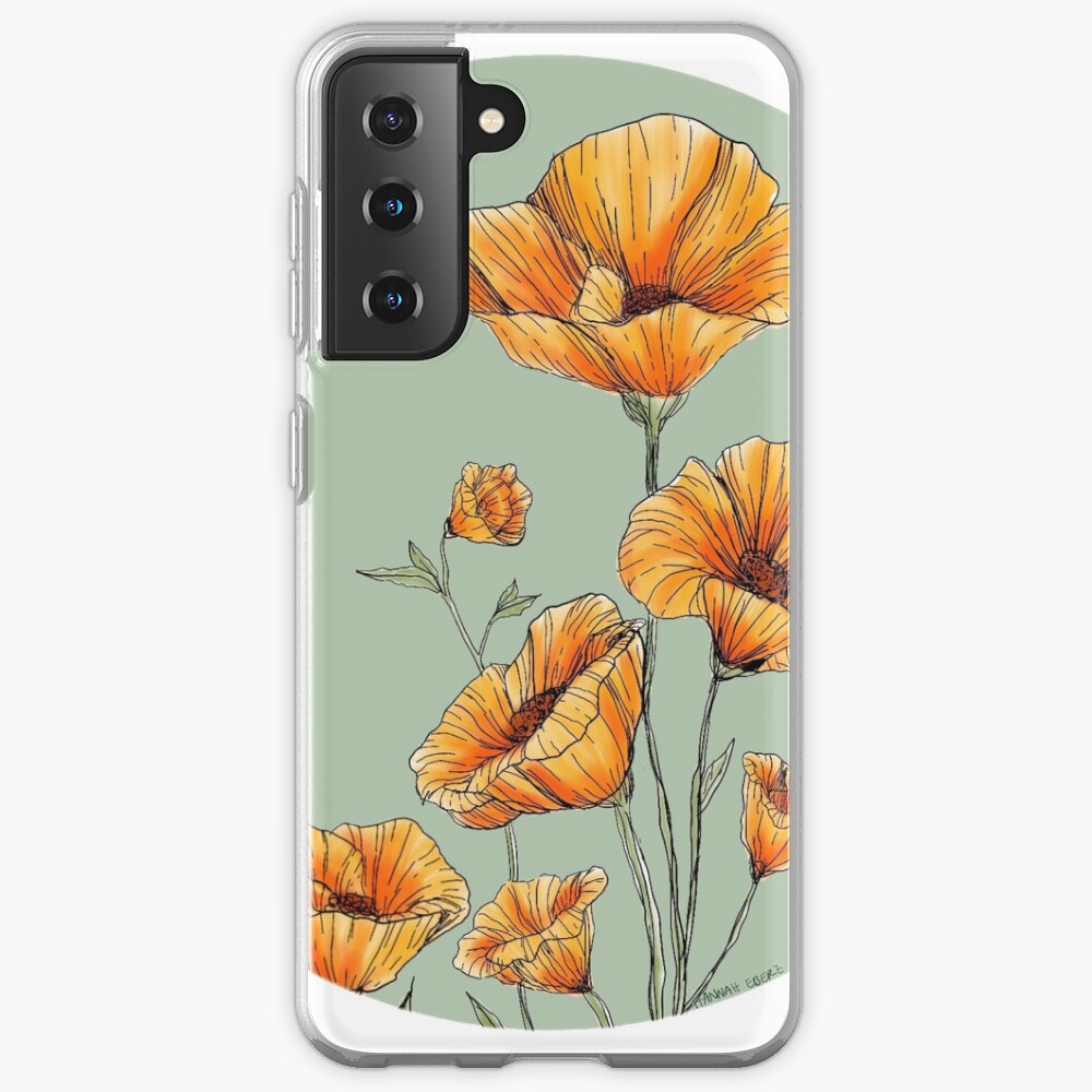 California Poppies Case & Skin for Samsung Galaxy