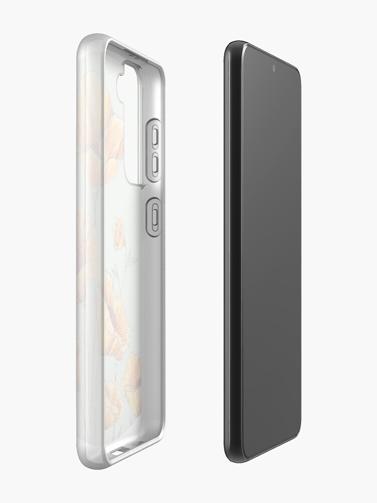 Alternate view of California Poppies Case & Skin for Samsung Galaxy