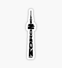 Toronto CN Tower Black Sticker