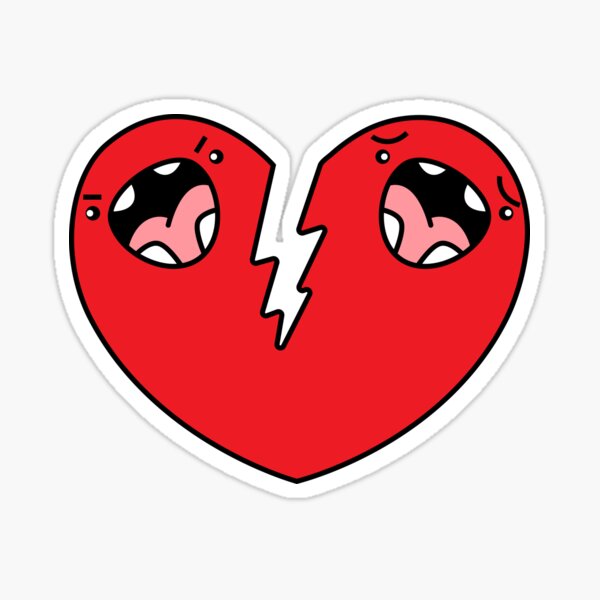 Broken Heart Meme Gifts Merchandise Redbubble - red small broken heart roblox