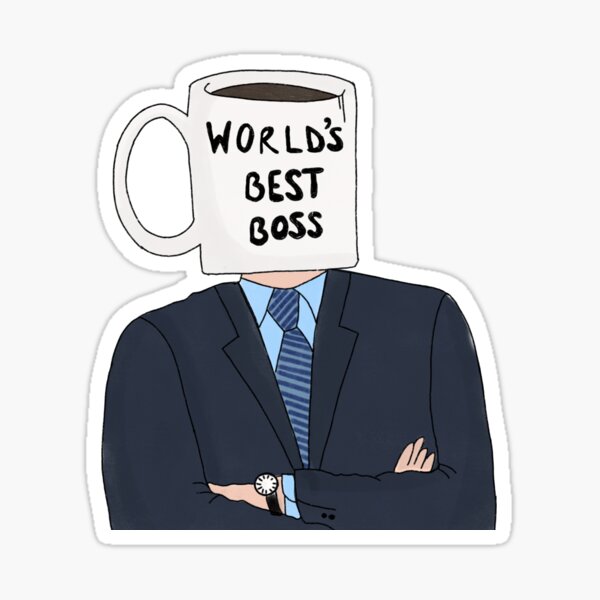 Michael Scott sticker Sticker