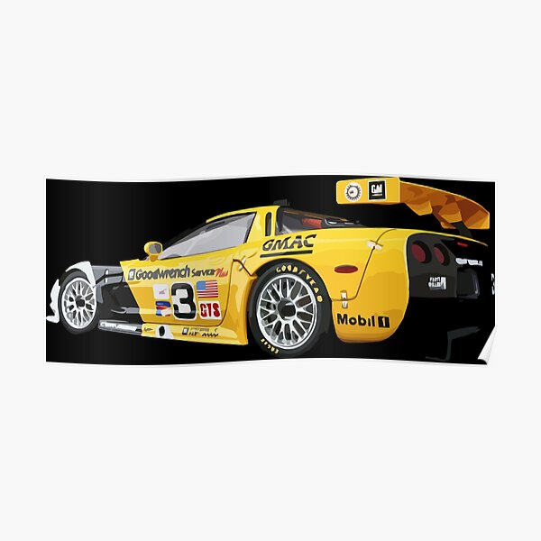 Sin embargo, está diseñado exclusivamente para el deporte del motor. Se convirtió en uno de los autos más exitosos en las categorías GT Póster
