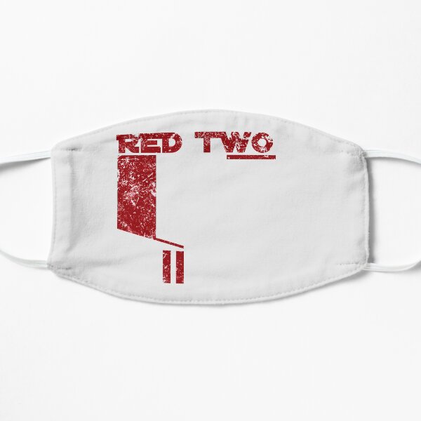 Red Two Flat Mask